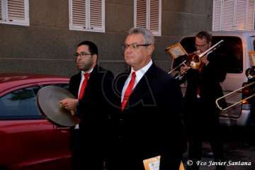  Procesión sin presencia policial en Ojos de Garza (Foto TA)